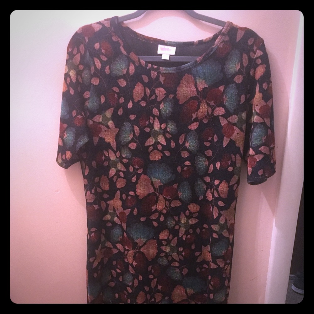 Fall themed lularoe dress